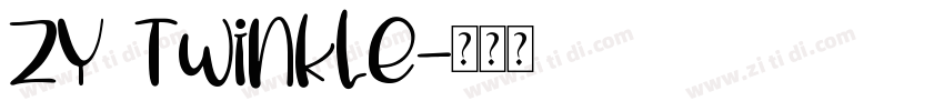 ZY Twinkle字体转换